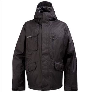 Burton Esquire Black Snowboarding Jacket, Medium